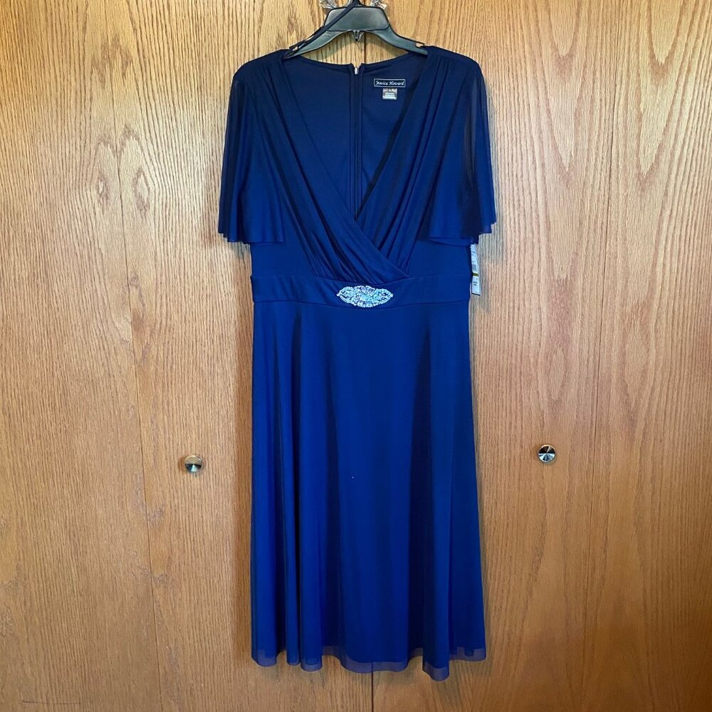 Jessica Howard midnight blue cocktail dress size 14